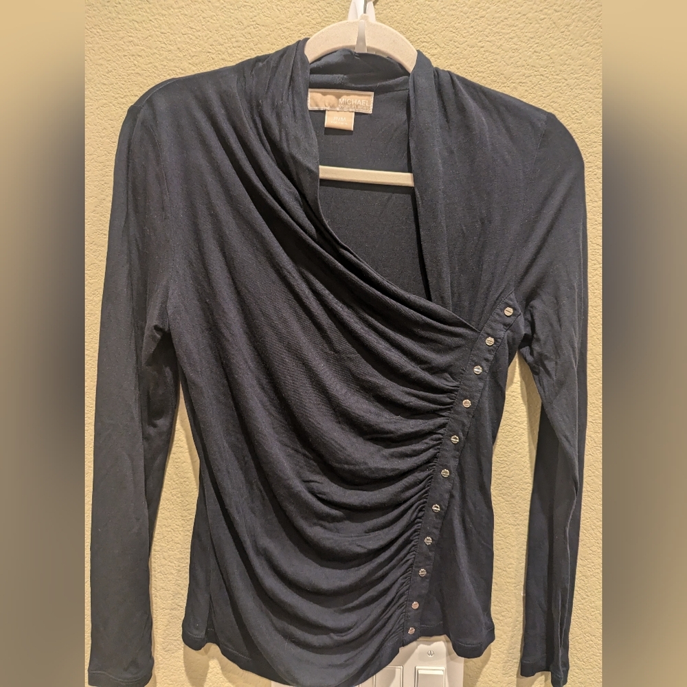 Michael by Michael Kors PM Navy Blue Top Host Pick